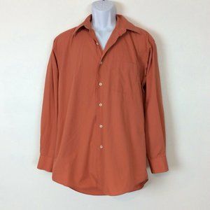 Alexander Julian Colours Orange Button Front Shirt